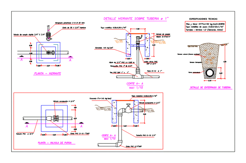 Map Hidrante DWG Block for AutoCAD