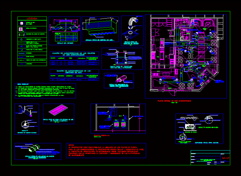 Mechanical Installations DWG Detail for AutoCAD