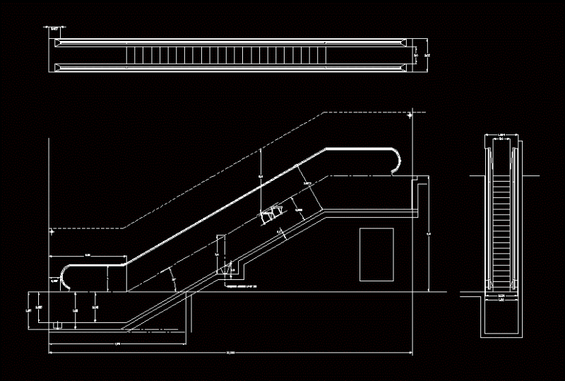 Mechanical Stair DWG Detail for AutoCAD