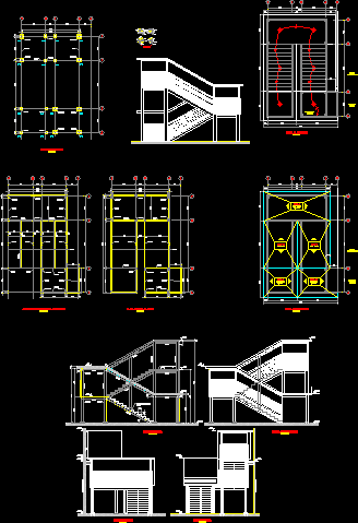 Merallic Stair DWG Block for AutoCAD • Designs CAD