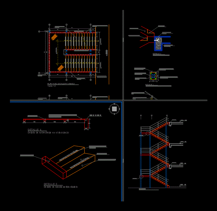 Metal Ladder DWG Detail for AutoCAD • Designs CAD