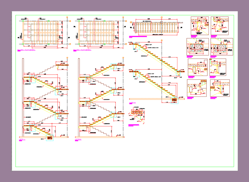 Metal Ladder DWG Detail for AutoCAD