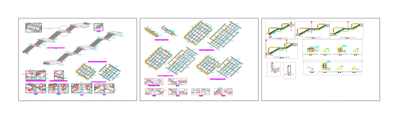 Metal Ladder DWG Section for AutoCAD