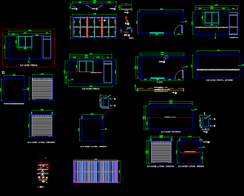 Metal Staircase DWG Detail for AutoCAD