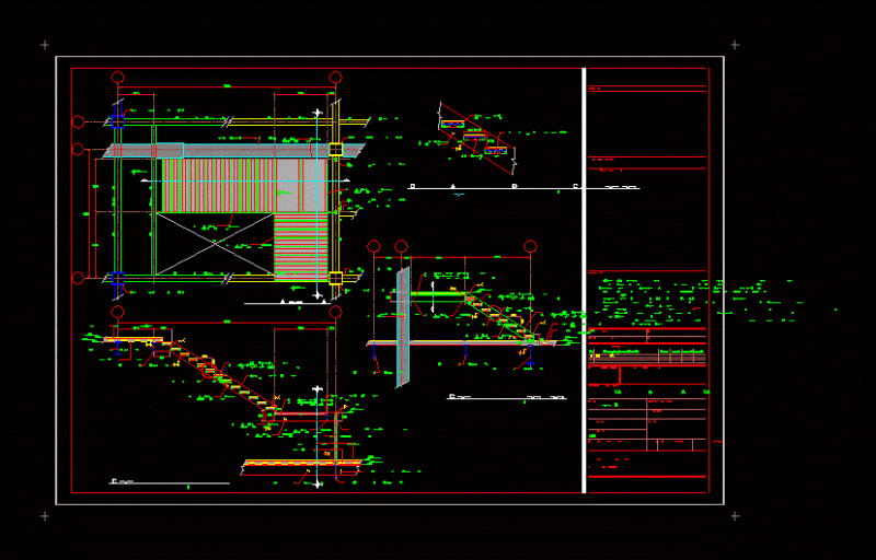 Metalica Stairway DWG Block for AutoCAD
