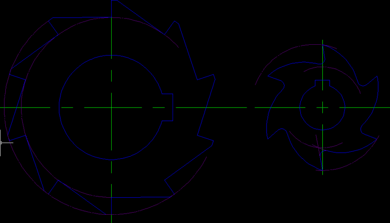 Milling Cutter DWG Block for AutoCAD