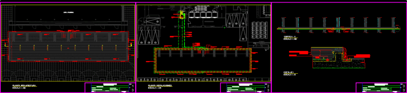 Mirror Water DWG Plan for AutoCAD