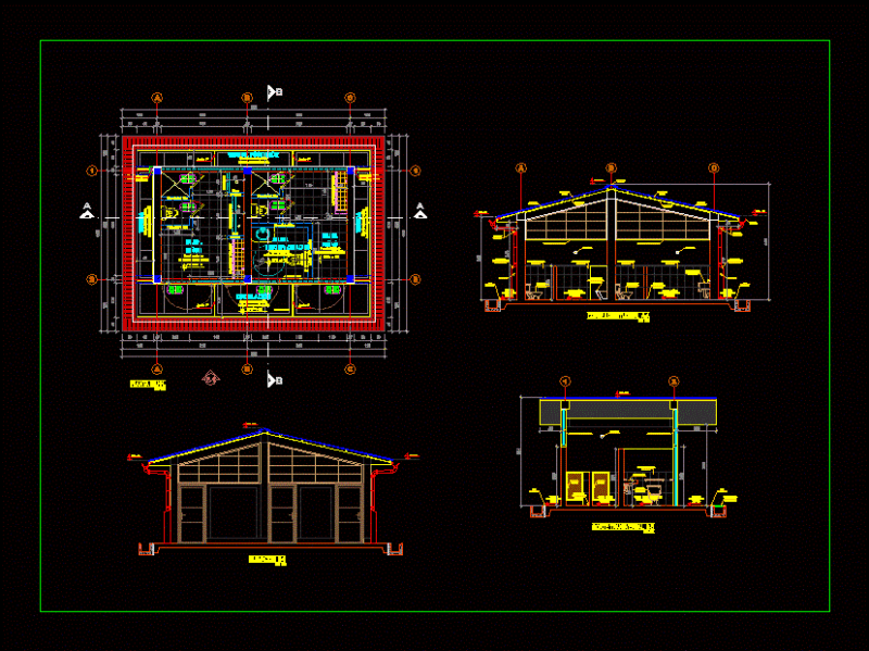 Module Toilets – Restrooms Details DWG Detail for AutoCAD