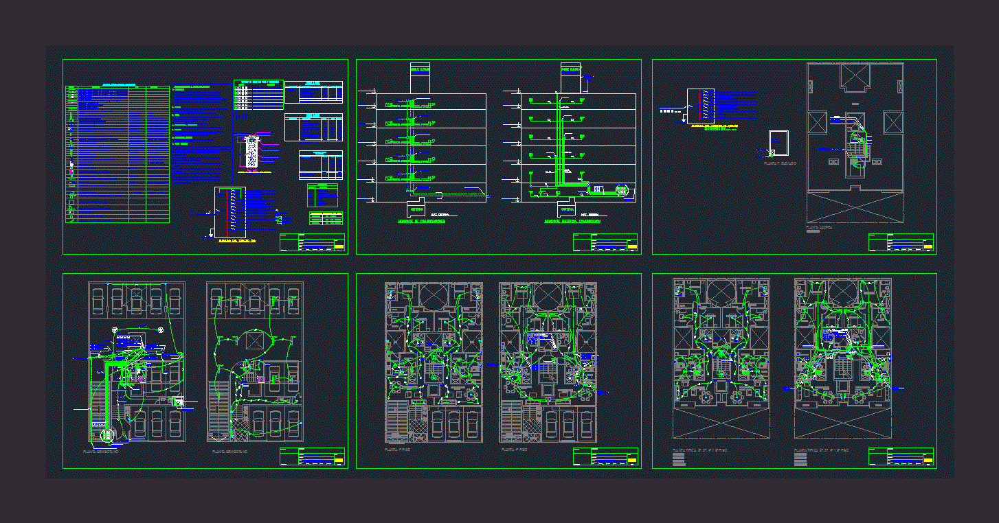 Multi Electrical Installations Dwg Detail For Autocad Designs Cad Hot Sex Picture 