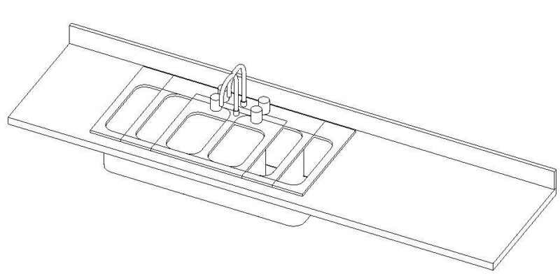 Nested Sink 3 Sizes 3D RFA Model