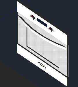 Oven 3D DWG Model for AutoCAD
