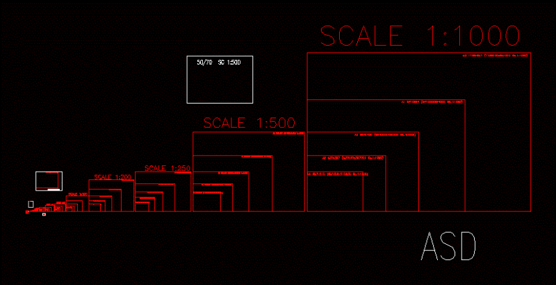 Page Formats DWG Block for AutoCAD