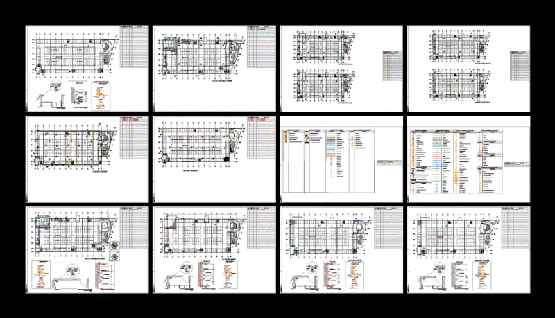 Parking DWG Block for AutoCAD