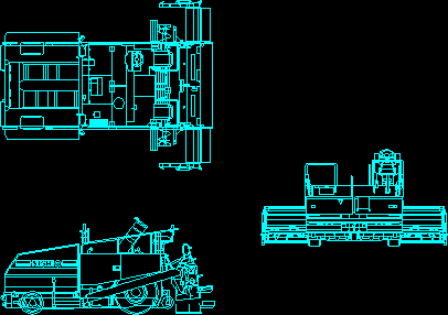 Paver Machine DWG Block for AutoCAD Designs CAD