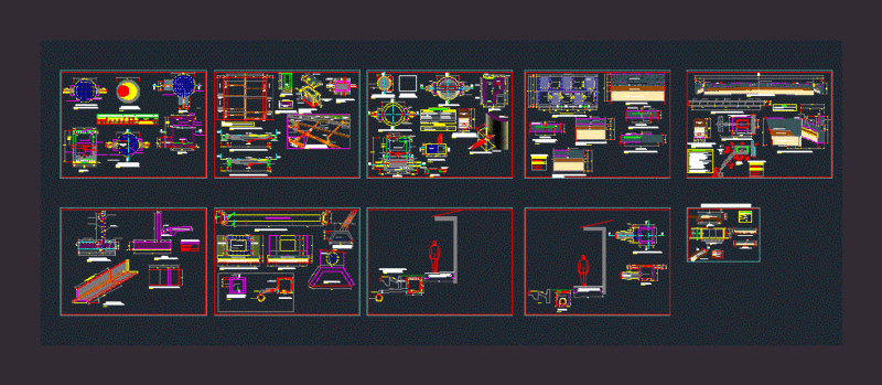 Paving Project – Sanitation DWG Full Project for AutoCAD