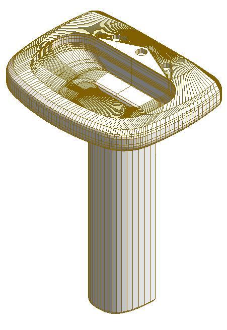 Pedestal Sinks 3D RFA Model