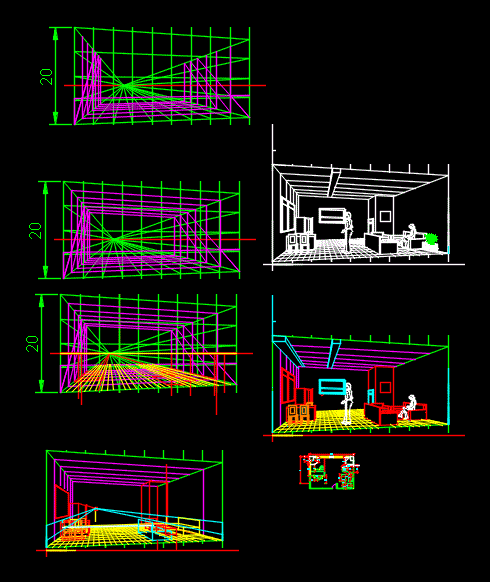 Perspective DWG Block for AutoCAD  Designs CAD