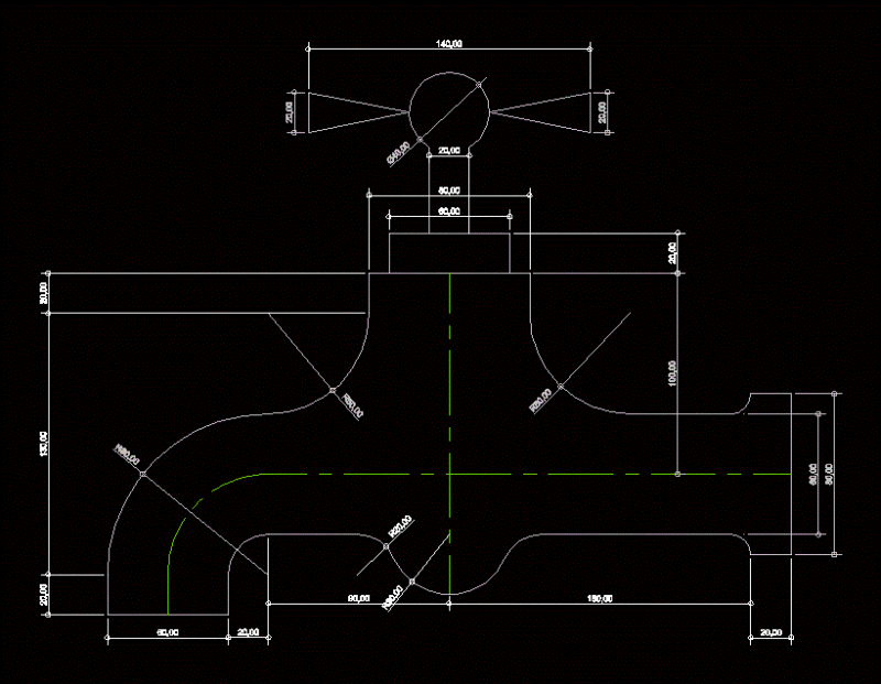 Pipe 2D DWG Block for AutoCAD