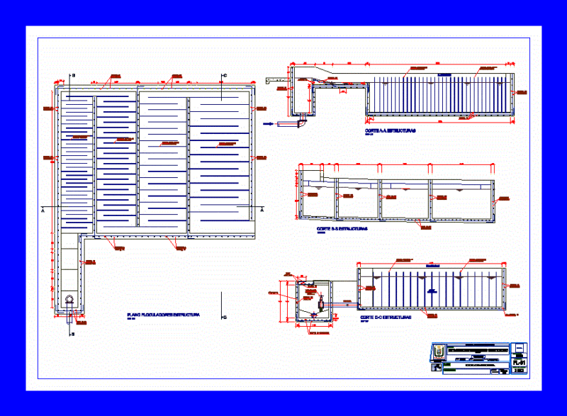 Plano Flocculators DWG Block for AutoCAD