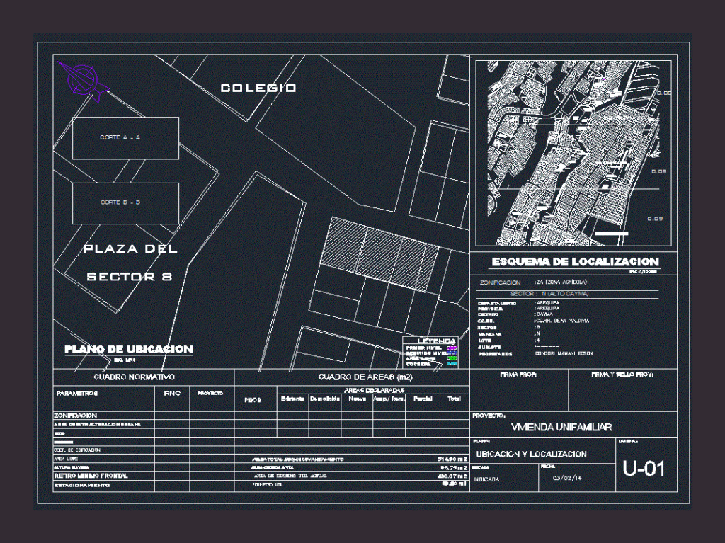 Plano Model Peru DWG Model for AutoCAD