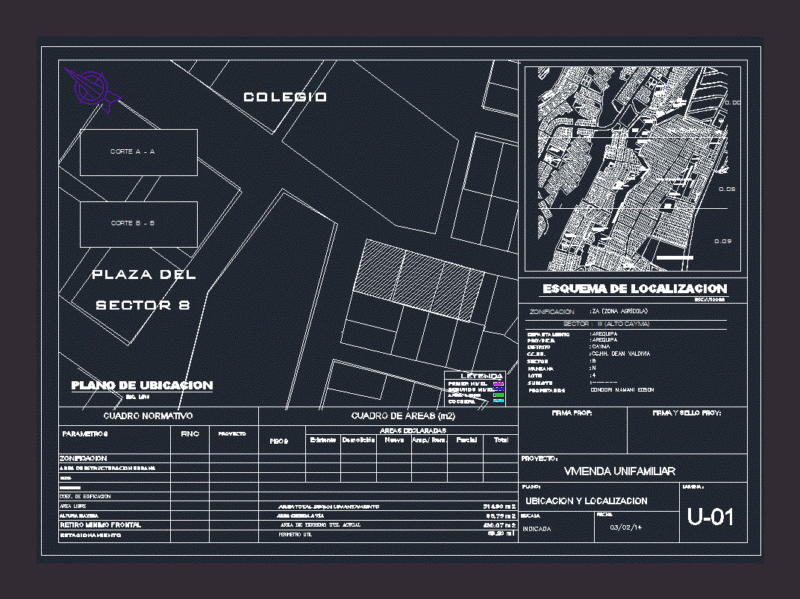 Plano Model Peru DWG Model for AutoCAD