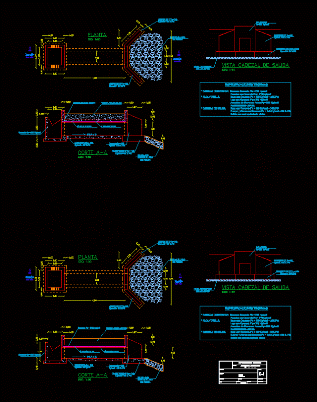 Plano Sewer DWG Detail for AutoCAD