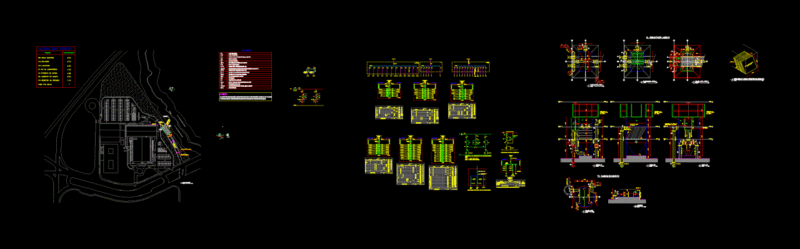 Plant Wastewater Treatment DWG Block for AutoCAD