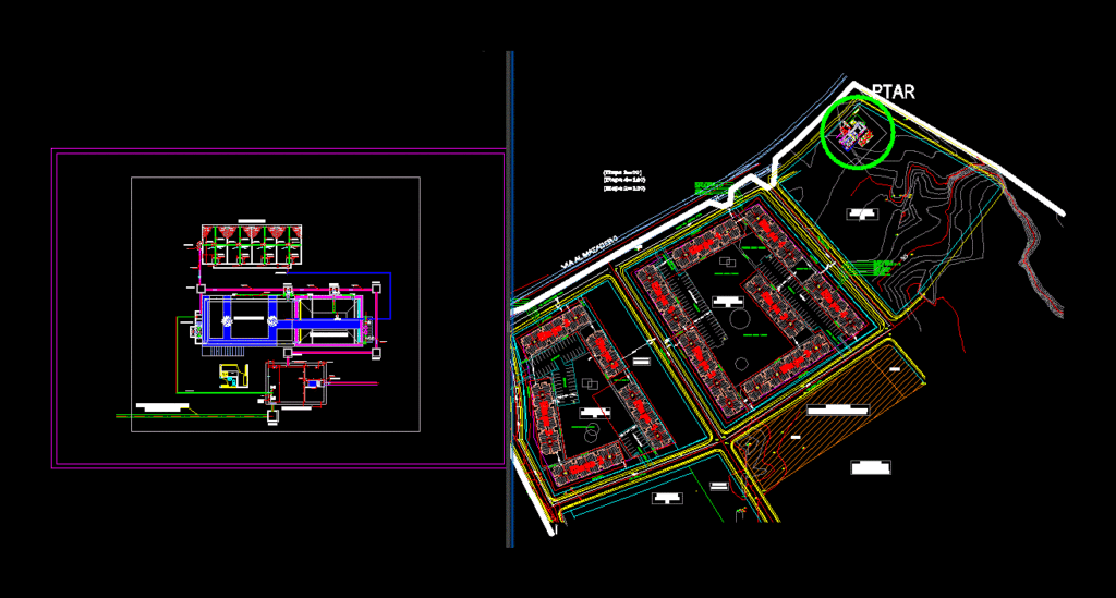 Plant Wastewater Treatment DWG Detail for AutoCAD