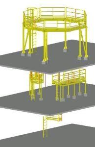 Platforms DWG Block for AutoCAD