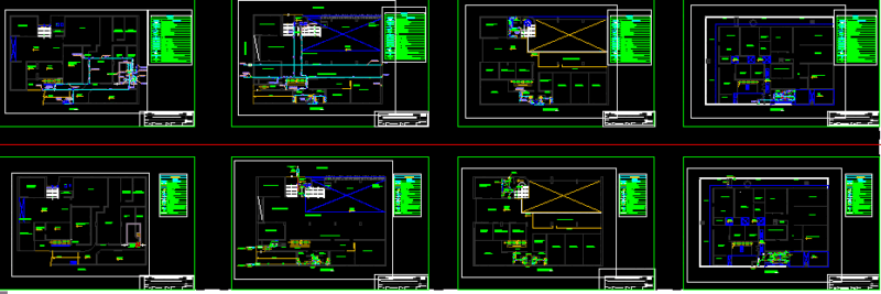 Plumbing Agency Caja Municipal Credit And Savings DWG Plan for AutoCAD