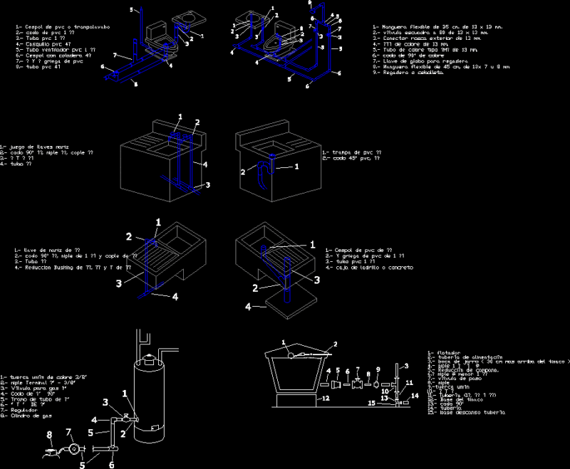 Plumbing DWG Detail for AutoCAD