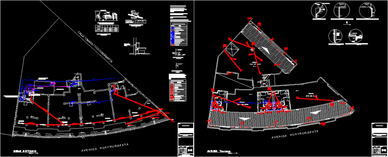 Plumbing Installations DWG Block for AutoCAD