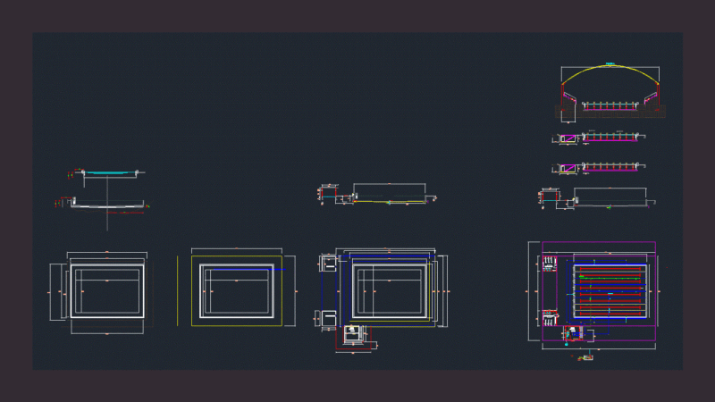 Pool 18×25 DWG Block for AutoCAD