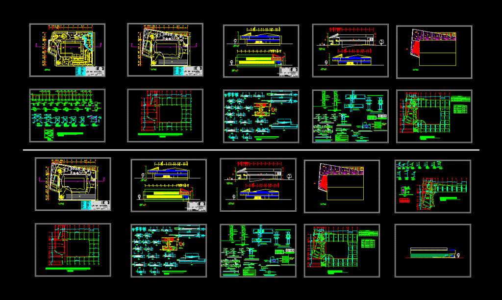 Pool Construction Details DWG Detail for AutoCAD