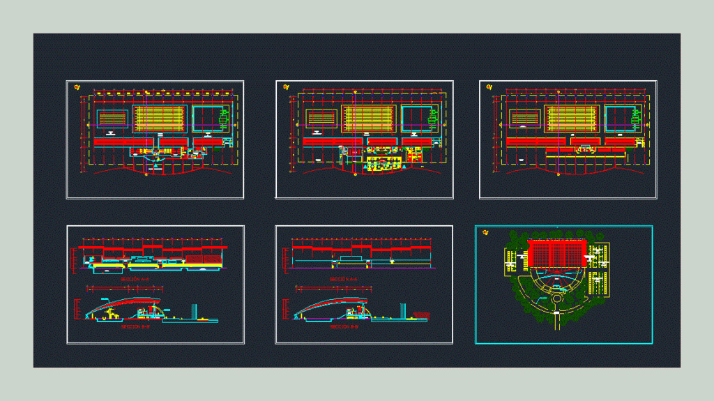 Pool DWG Block for AutoCAD
