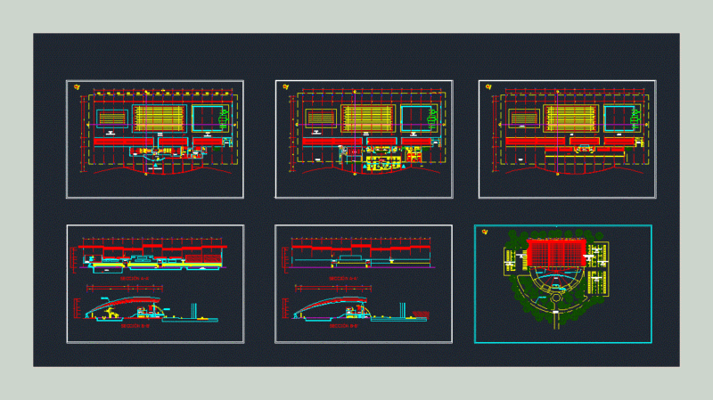 Pool DWG Block for AutoCAD