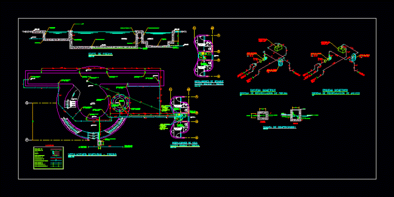 Pool DWG Detail for AutoCAD