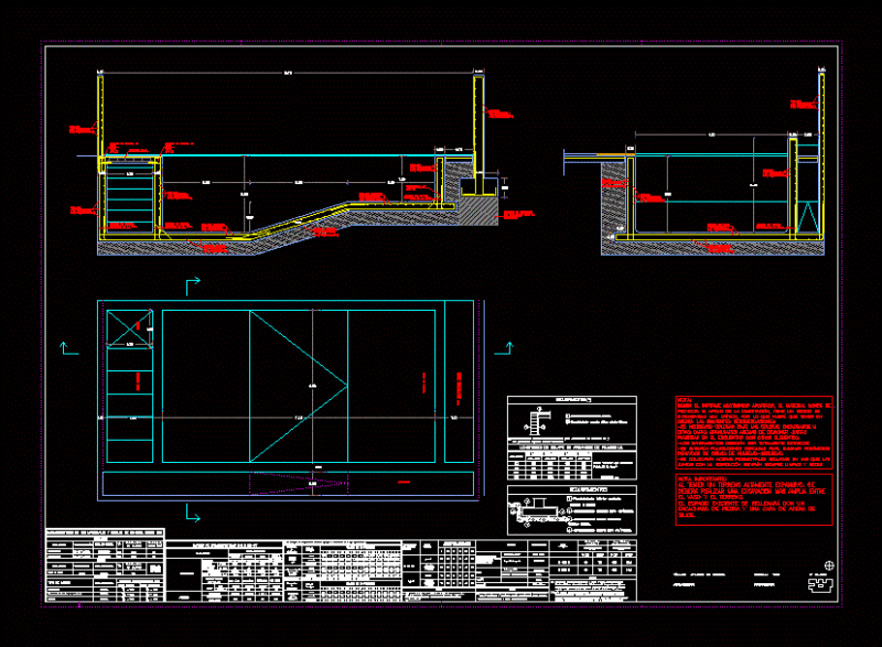 Pool DWG Detail for AutoCAD
