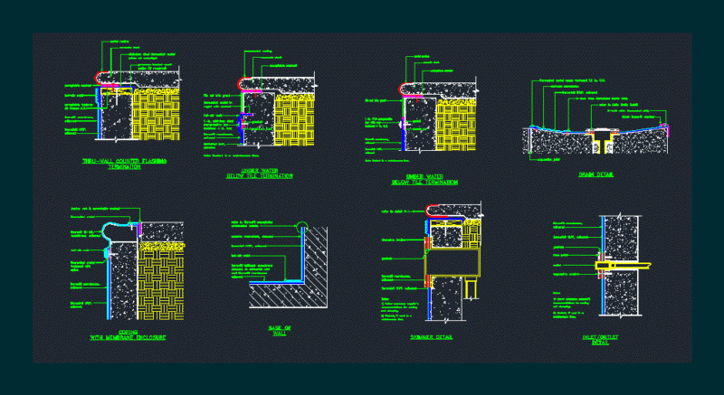 Pool DWG Detail for AutoCAD