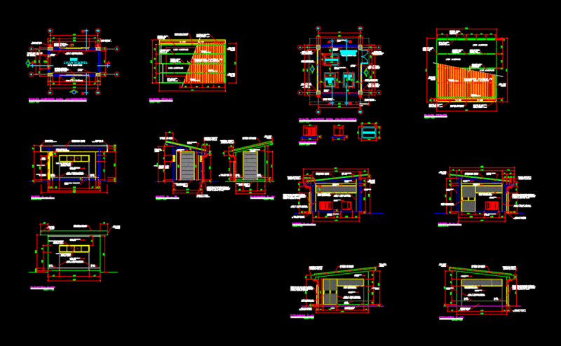 Pool Heaters Environment DWG Block for AutoCAD
