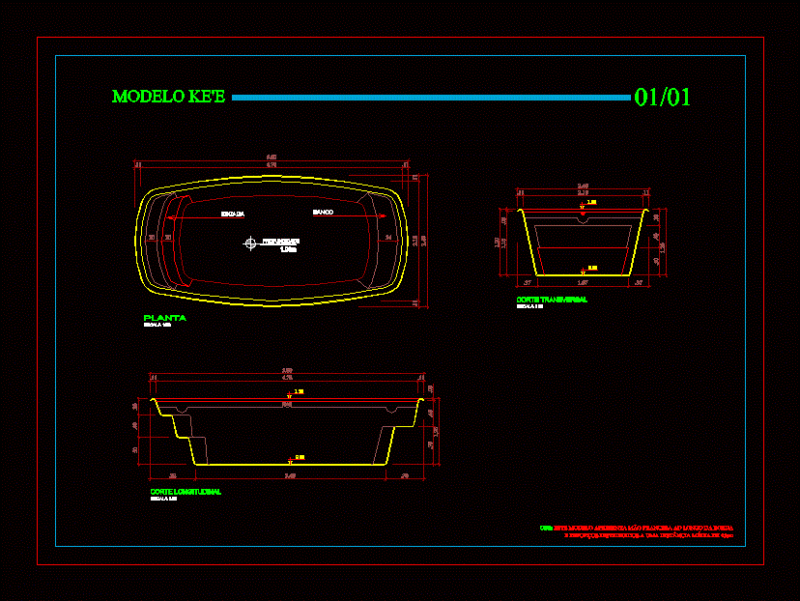 Pool Vidriol 2D DWG Block for AutoCAD