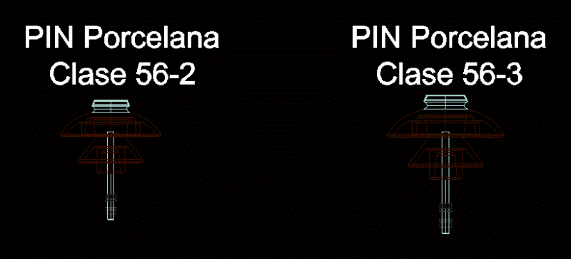 Porcelain Pin 3D DWG Model for AutoCAD