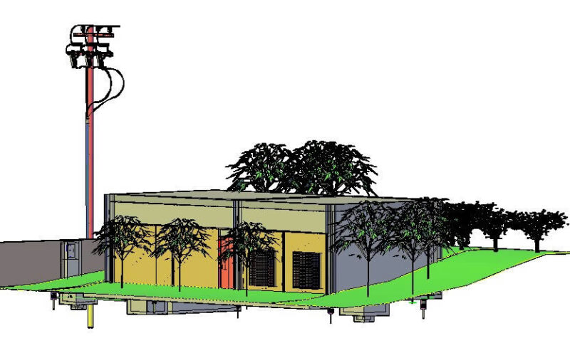 Poste 3D DWG Model for AutoCAD