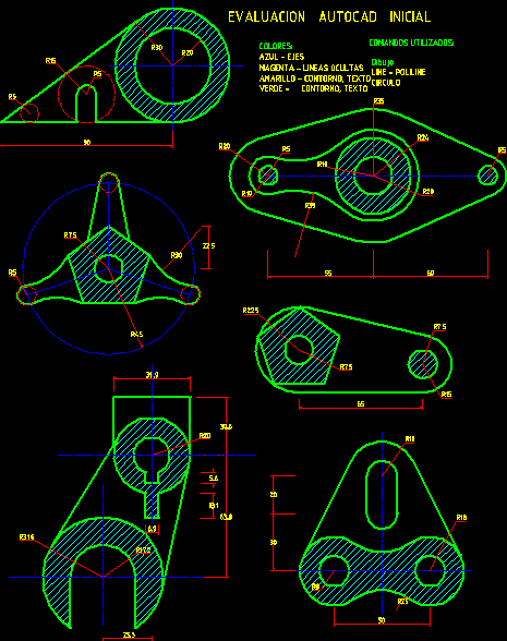 Practice Basic Autocad DWG Block for AutoCAD • Designs CAD