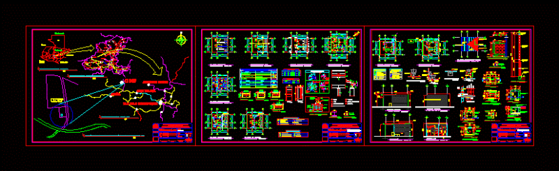 Project Bathrooms DWG Full Project for AutoCAD