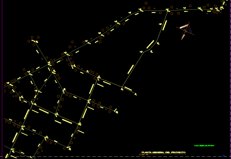 Project Sanitary Sewer DWG Full Project for AutoCAD