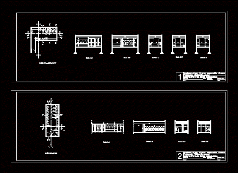 Public Baths DWG Block for AutoCAD