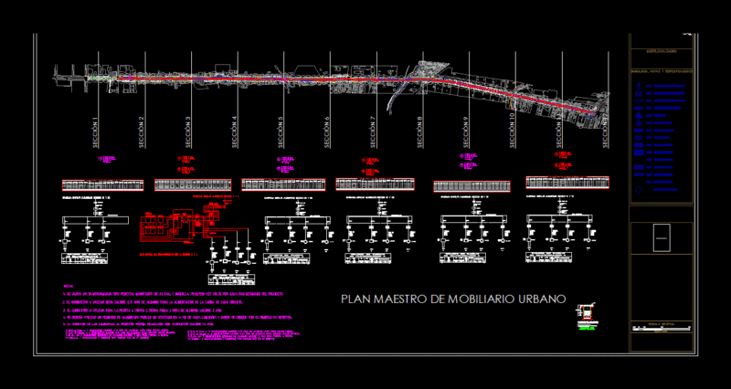 Public Lighting DWG Block for AutoCAD