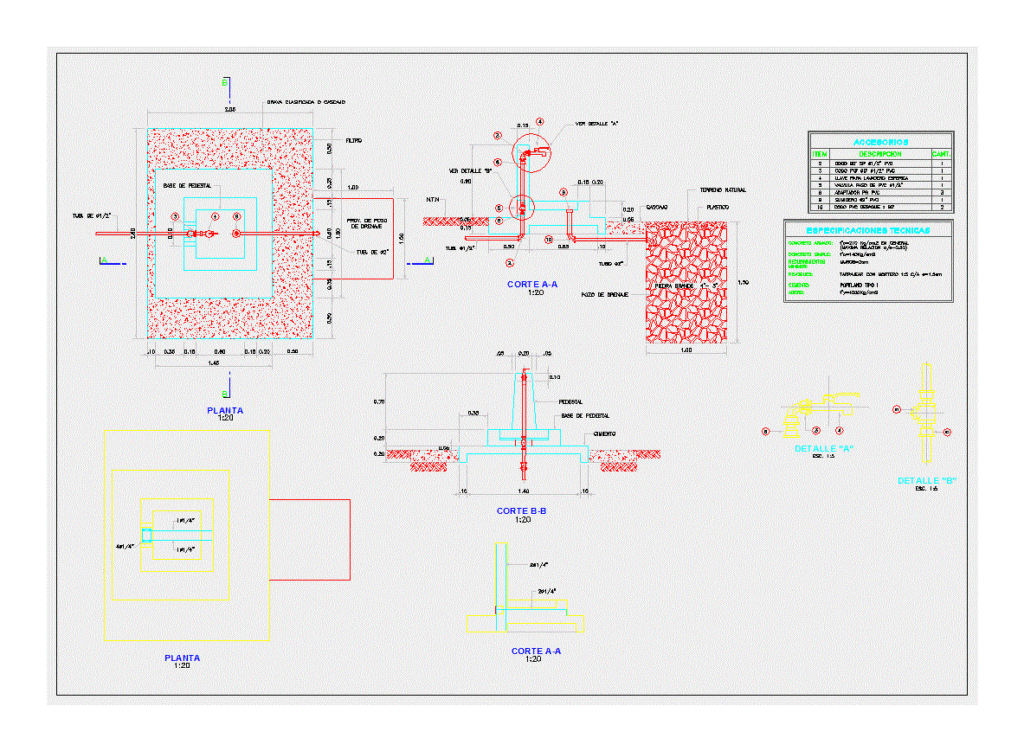Public Pool DWG Block for AutoCAD