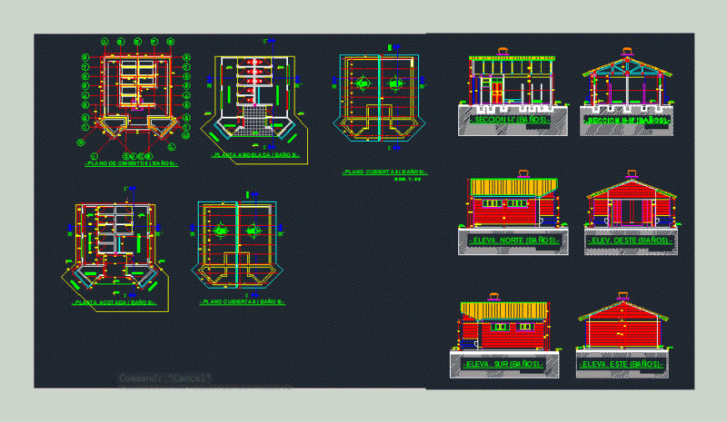Public Sanitation Project DWG Full Project for AutoCAD